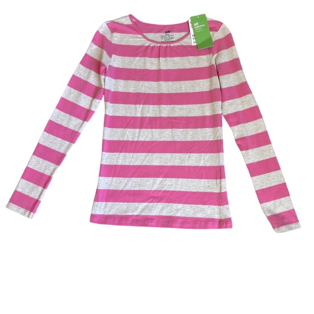 H&M new organic cotton top 10-12